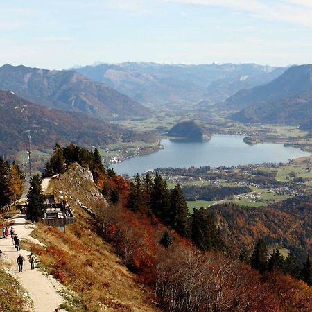 Ferienwohnung Abersee Buitenkant foto