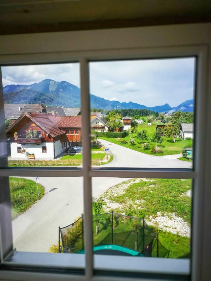 Ferienwohnung Abersee Buitenkant foto