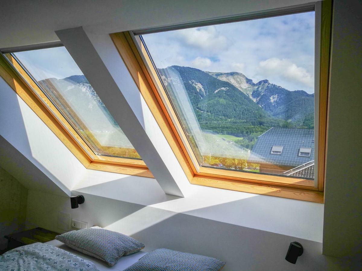 Ferienwohnung Abersee Buitenkant foto
