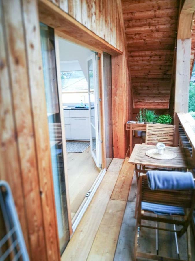 Ferienwohnung Abersee Buitenkant foto