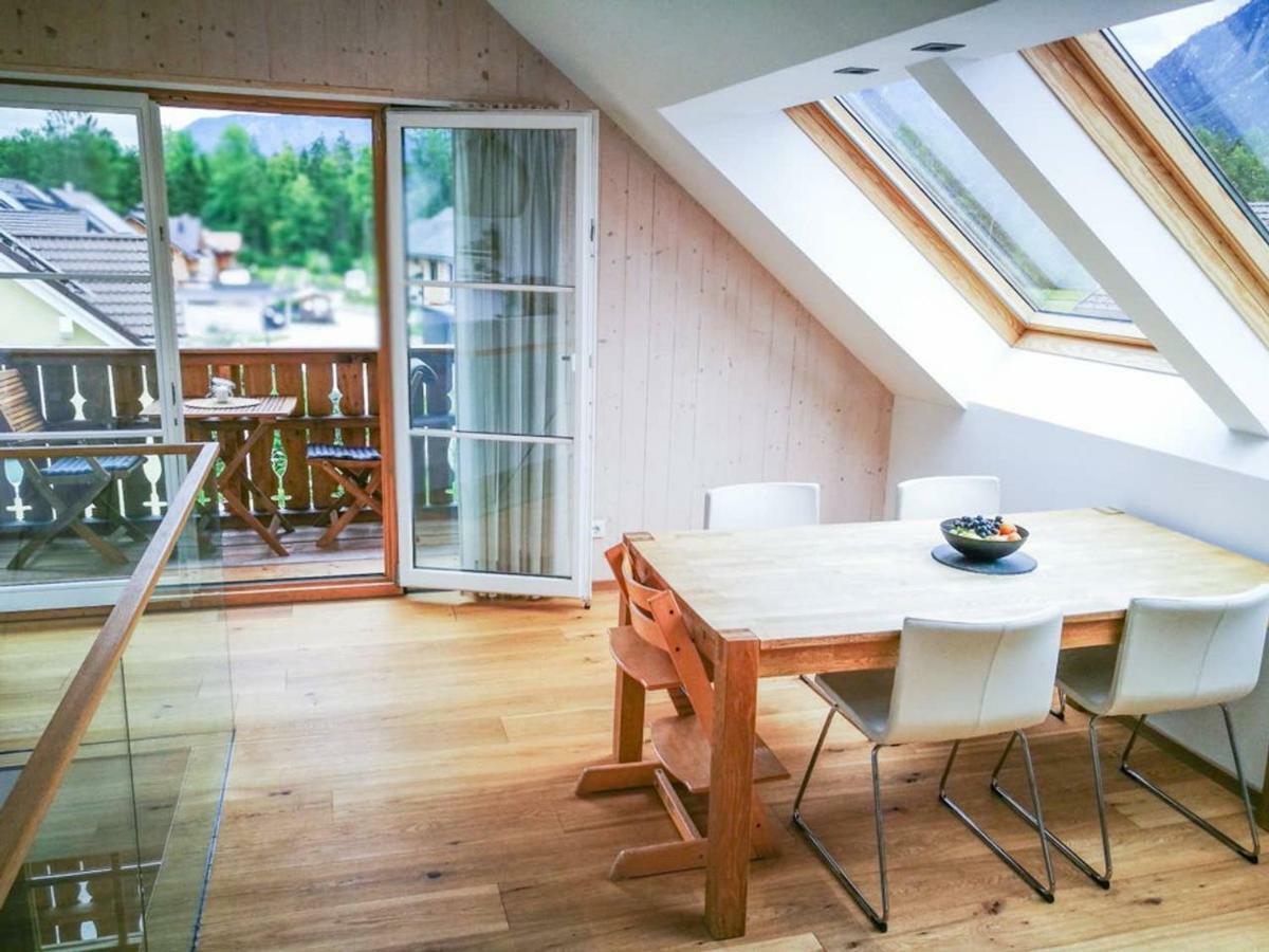 Ferienwohnung Abersee Buitenkant foto