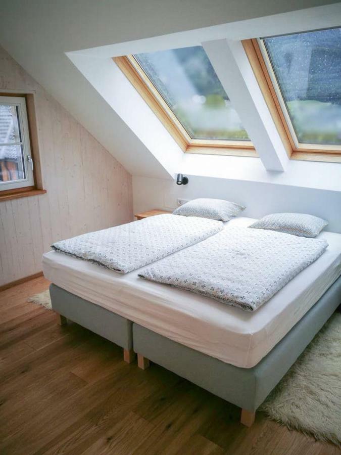 Ferienwohnung Abersee Buitenkant foto