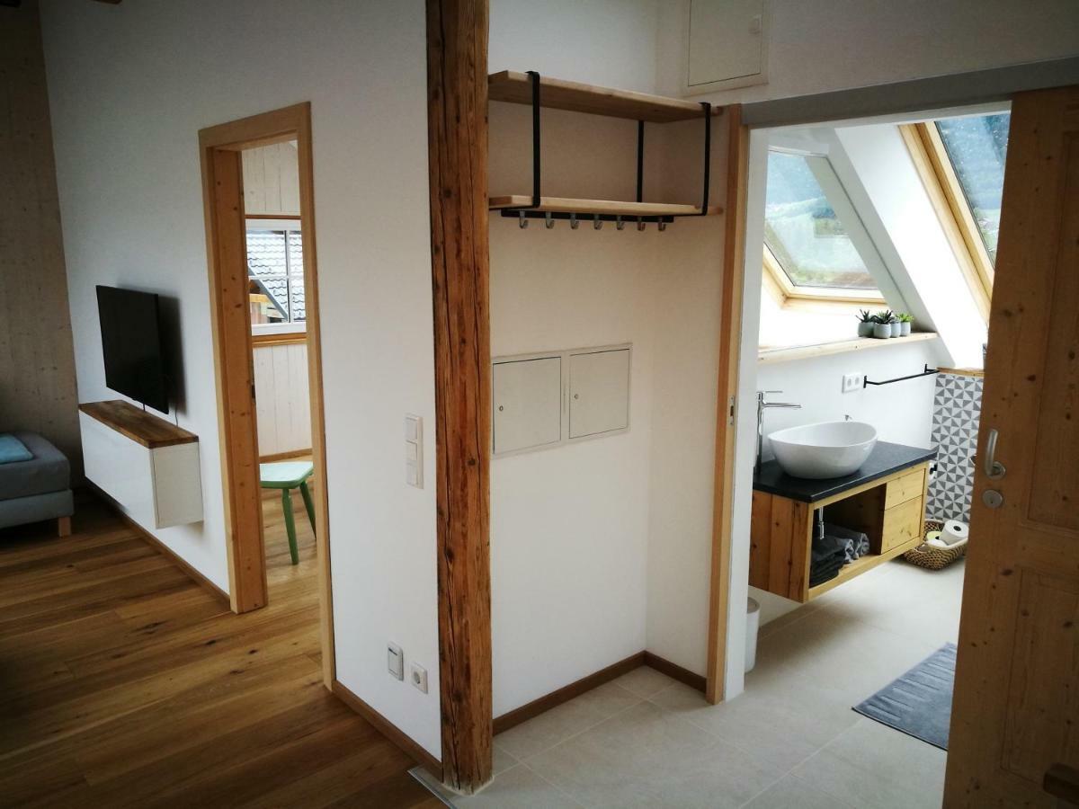 Ferienwohnung Abersee Buitenkant foto