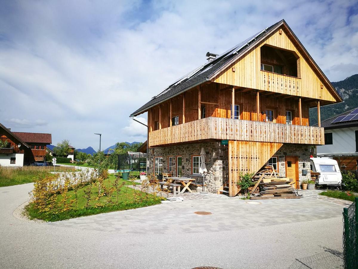 Ferienwohnung Abersee Buitenkant foto